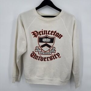 70s Vintage Princeton Sweatshirt Medium‎ Puff Prnt Tri blend Ivy League